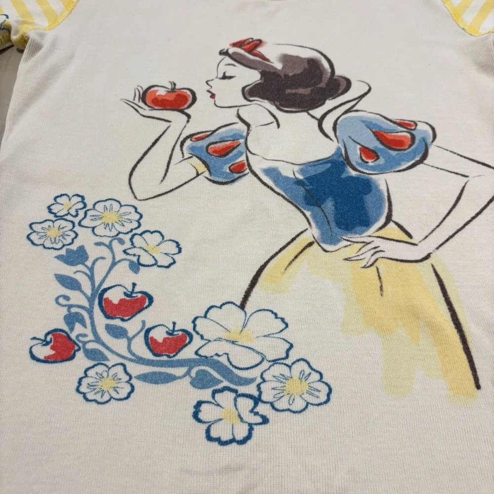 Hanna Andersson Organic Cotton Disney Snow White Pajamas Sz 8